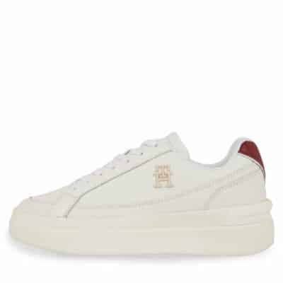 Γυναικείο Παπούτσι Th Elevated Court Sneaker FW0FW07568 Ancient White YBH