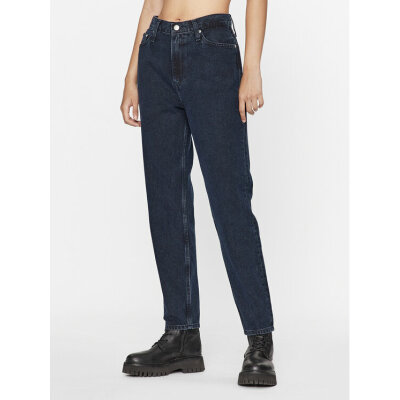Γυναικείο Παντελόνι ΨΗΛΟΜΕΣΟ ΤΖΙΝ Mom Calvin Klein J20J221786-1BJ