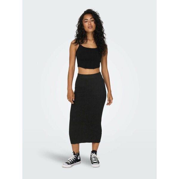s1services_0a36ba22-90d0-45c5-8c2d-2885eba3a2f2 Γυναικεία φούστα maxi Μαύρη ONLMAI HW STRUCTURE SKIRT CC KNIT 15294441 - Image 1