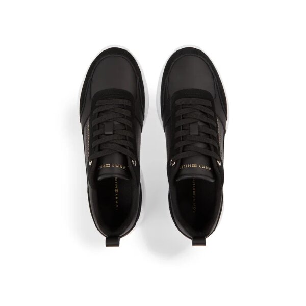 Γυναικείο Παπούτσι Essential Lthr Runner FW0FW07587 Μαύρο TOMMY HILFIGER - Image 3