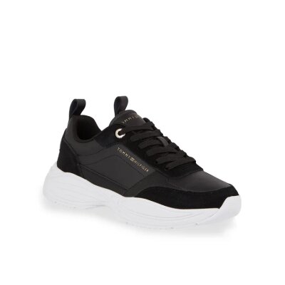 Γυναικείο Παπούτσι Essential Lthr Runner FW0FW07587 Μαύρο TOMMY HILFIGER