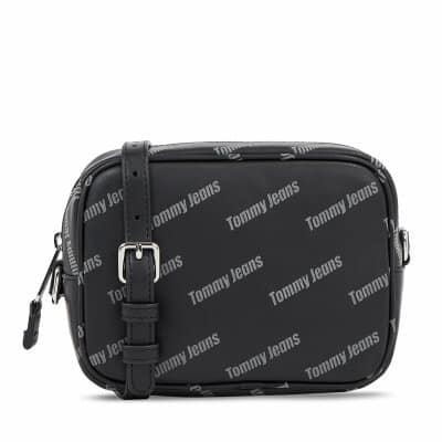Tommy Jeans Τσάντα Tjw Must Camera Bag Aov Print AW0AW15645 Black Allover Print 0GJ