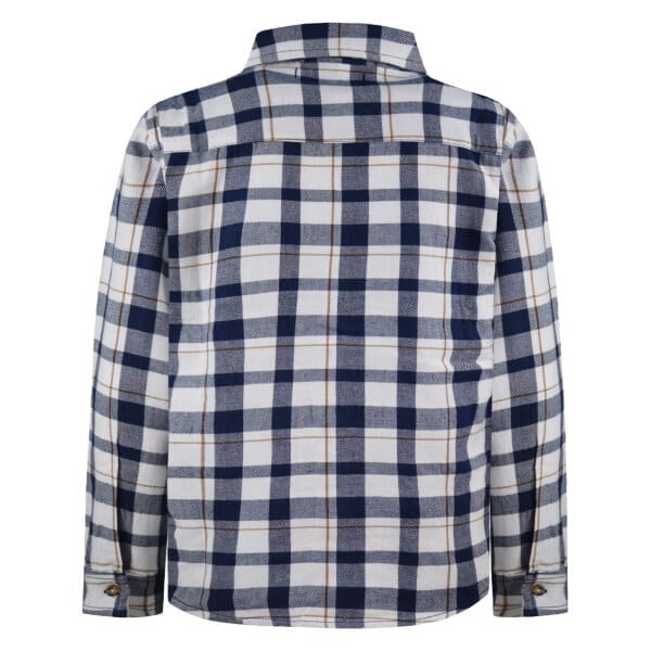 Παιδικό Βαμβακερό καρώ πουκάμισο με τσέπες για αγόρι Μπλέ 1-6 ΕΤΩΝ ENERGIERS - Image 2