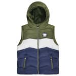 Αμάνικο μπουφάν με κουκούλα για αγόρι Χακί ENERGIERS  13-123014-1