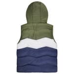 Αμάνικο μπουφάν με κουκούλα για αγόρι Χακί ENERGIERS  13-123014-1 - Image 2