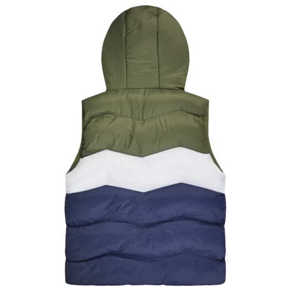 Αμάνικο μπουφάν με κουκούλα για αγόρι Χακί ENERGIERS  13-123014-1 - Image 2