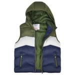 Αμάνικο μπουφάν με κουκούλα για αγόρι Χακί ENERGIERS  13-123014-1 - Image 3