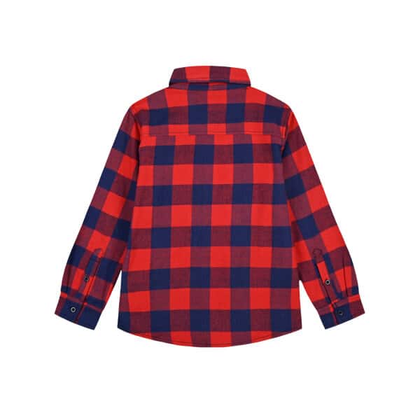 Παιδικό Πουκάμισο καρώ για αγόρι Κόκκινο ENERGIERS 13-123003-4 - Image 2