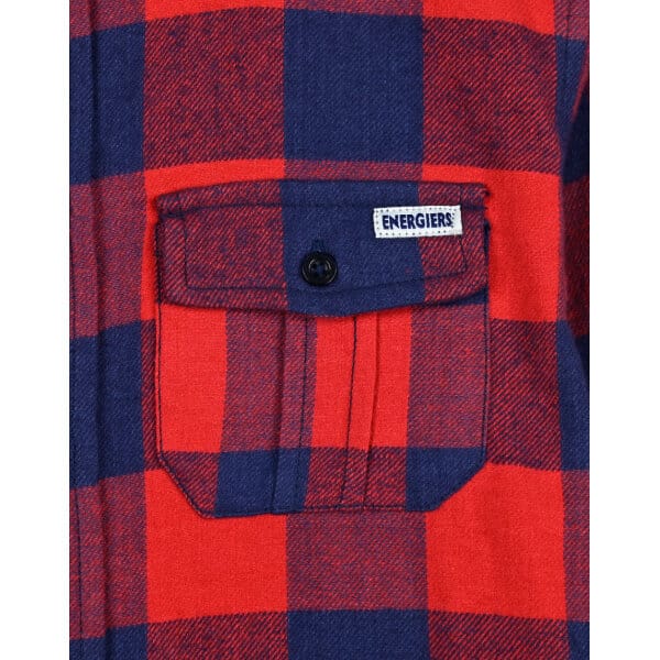 Παιδικό Πουκάμισο καρώ για αγόρι Κόκκινο ENERGIERS 13-123003-4 - Image 3