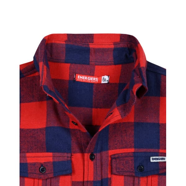 Παιδικό Πουκάμισο καρώ για αγόρι Κόκκινο ENERGIERS 13-123003-4 - Image 4