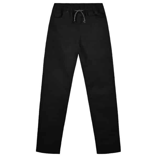 Ελαστικό βαμβακερό παντελόνι με ελαστικό ζωναράκι για αγόρι Μαύρο ENERGIERS 13-123009-2 - Image 3