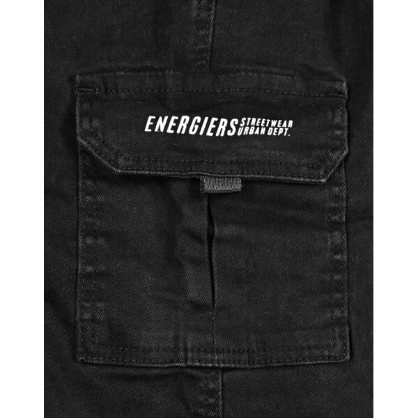 Ελαστικό Cargo παντελόνι για αγόρι Μαύρο ENERGIERS 13-123010-2 - Image 4