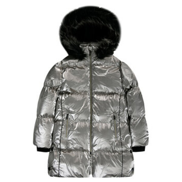 Μεταλιζέ καπιτονέ μπουφάν με κουκούλα για κορίτσι Energiers 16-123207-1 - Image 3
