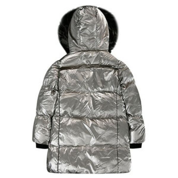 Μεταλιζέ καπιτονέ μπουφάν με κουκούλα για κορίτσι Energiers 16-123207-1 - Image 4