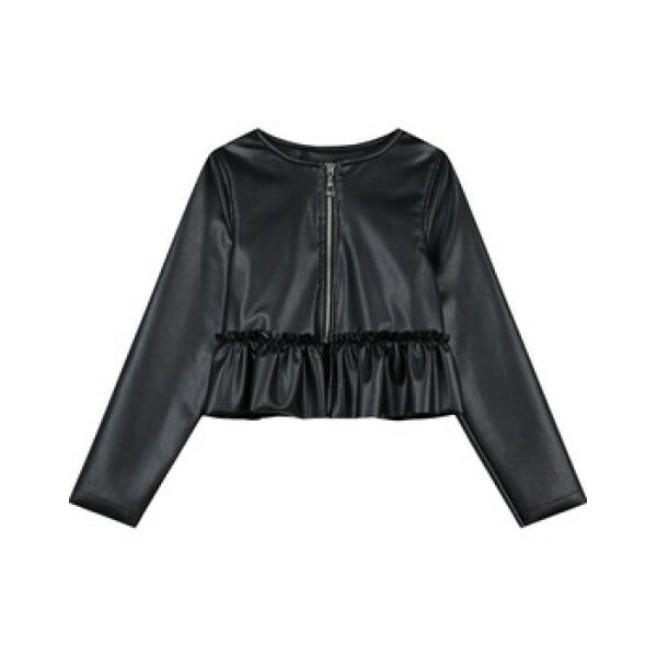 Δερμάτινο μπολερό για κορίτσι Μαύρο Energiers 16-123213-1 - Image 2