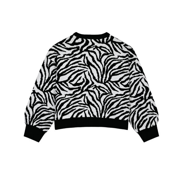 Πλεκτό πουλόβερ animal print ζεβρέ για κορίτσι Energiers 16-123214-6 - Image 2