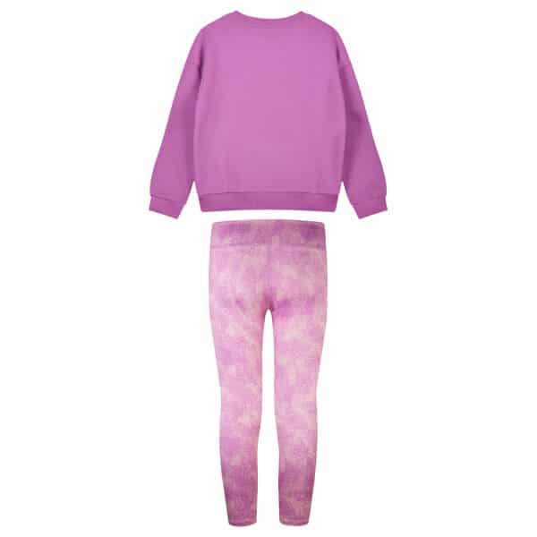 16-123266-0_212-02 Σετ φούτερ μπλούζα με τύπωμα και μακρύ κολάν εμπριμέ για κορίτσι ENERGIERS 16-123266-0 - Image 2