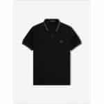 Ανδρική Μπλούζα POLO FRED PERRY 3D GRAPHIC M6609 Μαύρο