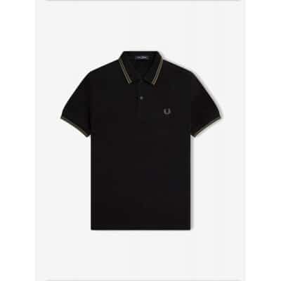 Ανδρική Μπλούζα POLO FRED PERRY 3D GRAPHIC M6609 Μαύρο
