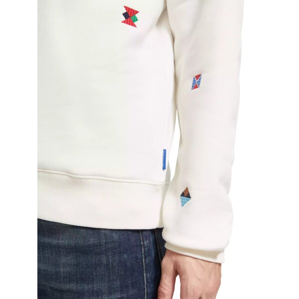 23166821-MDL-DTL2 Ανδρική Φούτερ SCOTCH & SODA REGULAR 174499 Λευκό - Image 6