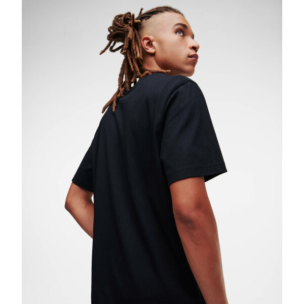 Ανδρική Μπλούζα KARL LAGERFELD JEANS REGULAR SSLV LOGO 231D1706 Μαύρο - Image 3