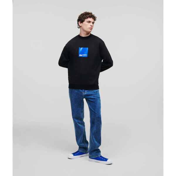 Ανδρική Φούτερ KARL LAGERFELD JEANS 231D1804 Μαύρο - Image 2