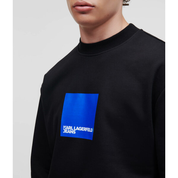 Ανδρική Φούτερ KARL LAGERFELD JEANS 231D1804 Μαύρο - Image 5