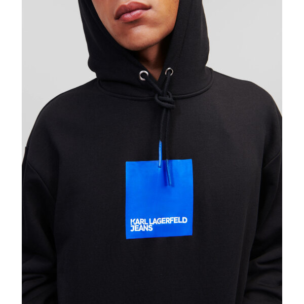 Ανδρική Φούτερ KARL LAGERFELD JEANS LOGO 231D1850 Μαύρο - Image 4