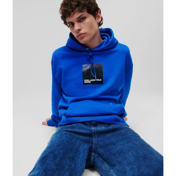 Ανδρική Φούτερ KARL LAGERFELD JEANS LOGO 231D1850 Μπλε - Image 5