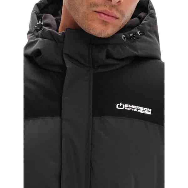 Ανδρικό Μπουφάν EMERSON 232.EM10.57 Γκρι Μαύρο - Image 6