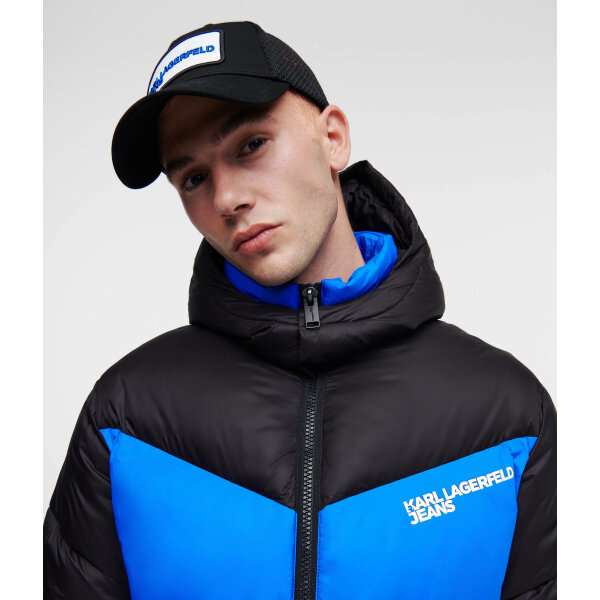 Ανδρικό Μπουφάν KARL LAGERFELD JEANS 235D1552 Μπλε Μαύρο - Image 3