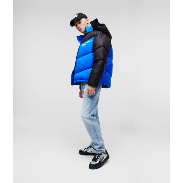 Ανδρικό Μπουφάν KARL LAGERFELD JEANS 235D1552 Μπλε Μαύρο - Image 4