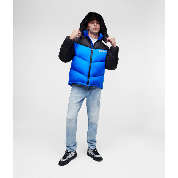 Ανδρικό Μπουφάν KARL LAGERFELD JEANS 235D1552 Μπλε Μαύρο - Image 5