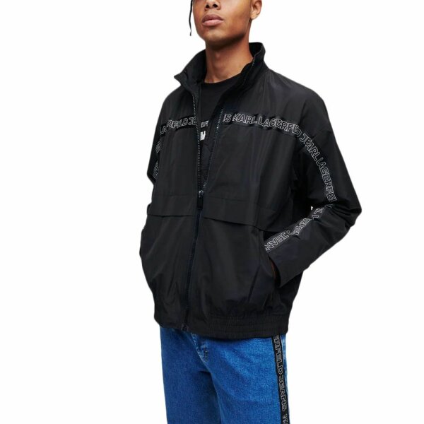 235d1502-j101-karl_lagerfeld_men_relaxed_fit_jacket_black_1 Ανδρικό Μπουφάν KARL LAGERFELD JEANS 235D1502 Μαύρο - Image 1