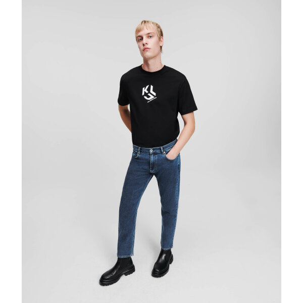 236D1113200_1 Ανδρικό Παντελόνι Τζιν KARL LAGERFELD TAPERED DENIM 236D1113 Μπλε - Image 1