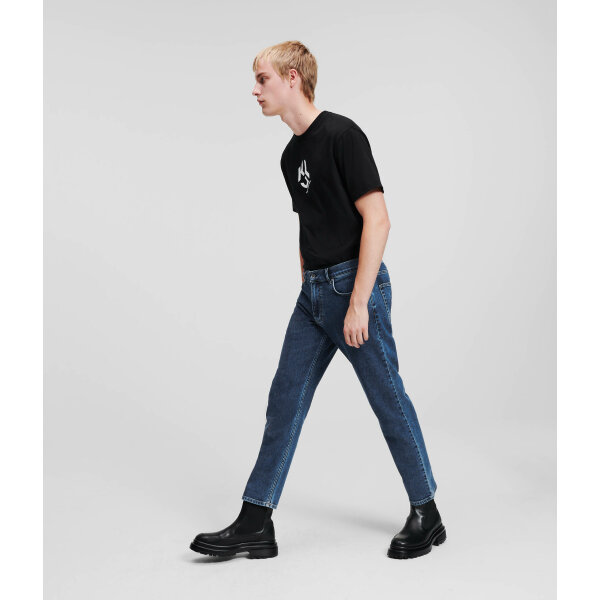 236D1113200_4 Ανδρικό Παντελόνι Τζιν KARL LAGERFELD TAPERED DENIM 236D1113 Μπλε - Image 4