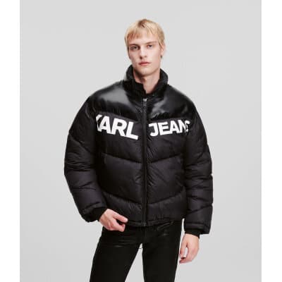 Ανδρικό Μπουφάν KARL LAGERFELD LOGO PUFFER 236D1551 Μαύρο