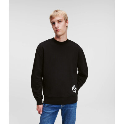 Ανδρική Φούτερ KARL LAGERFELD JEANS MONOGRAM 236D1854 Μαύρο