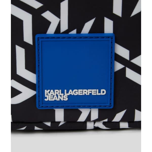 Ανδρική Τσάντα KARL LAGERFELD URBAN CROSSBODY 236D3006 Μαύρο Λευκό - Image 3