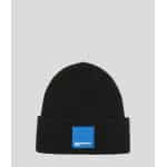 Ανδρικός Σκούφος KARL LAGERFELD KNITTED LOGO 236D3401 Μαύρο