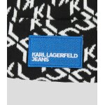 Ανδρικός Σκούφος KARL LAGERFELD MONOGRAM AOP 236D3408 Μαύρο Λευκό - Image 4