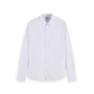 Ανδρικό Πουκάμισο SCOTCH & SODA SLIM FIT 165316 Λευκό