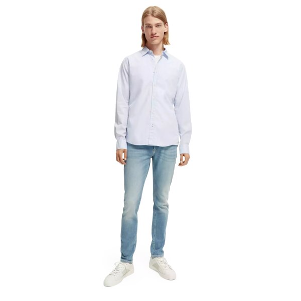 99147479-MDL-FNT Ανδρικό Πουκάμισο SCOTCH & SODA SLIM FIT 165316 Λευκό - Image 7