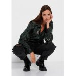 Γυναικείο εμπριμέ πουκάμισο Μαύρο FBL008-108-05 FUNKY BUDDHA - Image 2