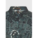 Γυναικείο εμπριμέ πουκάμισο Μαύρο FBL008-108-05 FUNKY BUDDHA - Image 8