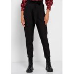 Γυναικείο casual παντελόνι με ζώνη Μαύρο FUNKY BUDDHA FBL008-110-02 - Image 2
