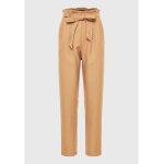Γυναικείο casual παντελόνι με ζώνη Μπέζ FUNKY BUDDHA FBL008-110-02 - Image 5