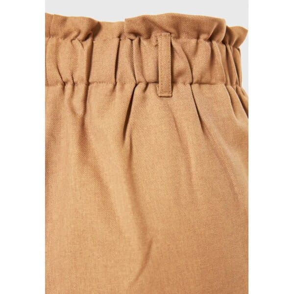 FBL008-110-02_BROWN_SUGAR_8 Γυναικείο casual παντελόνι με ζώνη Μπέζ FUNKY BUDDHA  FBL008-110-02 - Image 7