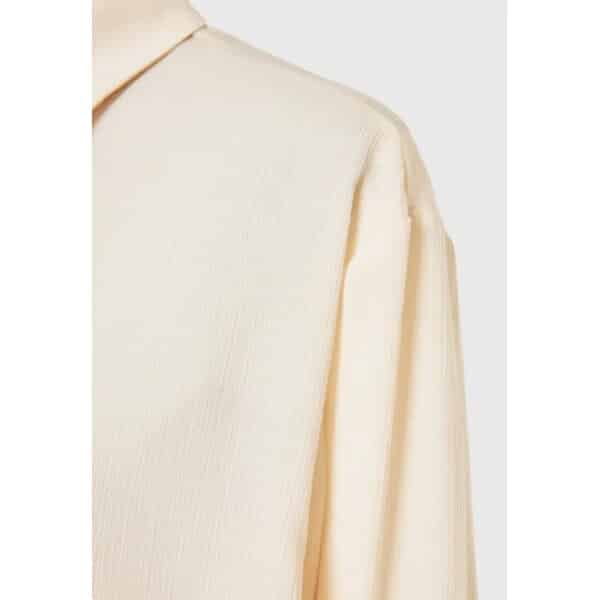 FBL008-111-05_SUGAR_7 Γυναικείο μονόχρωμο πουκάμισο Εκρού FBL008-111-05 FUNKY BUDDHA - Image 6