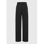Γυναικείο casual παντελόνι με πιέτες Μαύρο FUNKY BUDDHA FBL008-117-02